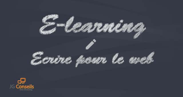 E-learning – Écrire pour le web